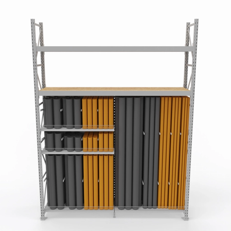 Regał na akcesoria hydrauliczne H-3400 G-600 L-2500 kanalizacja towar 1.1.jpg