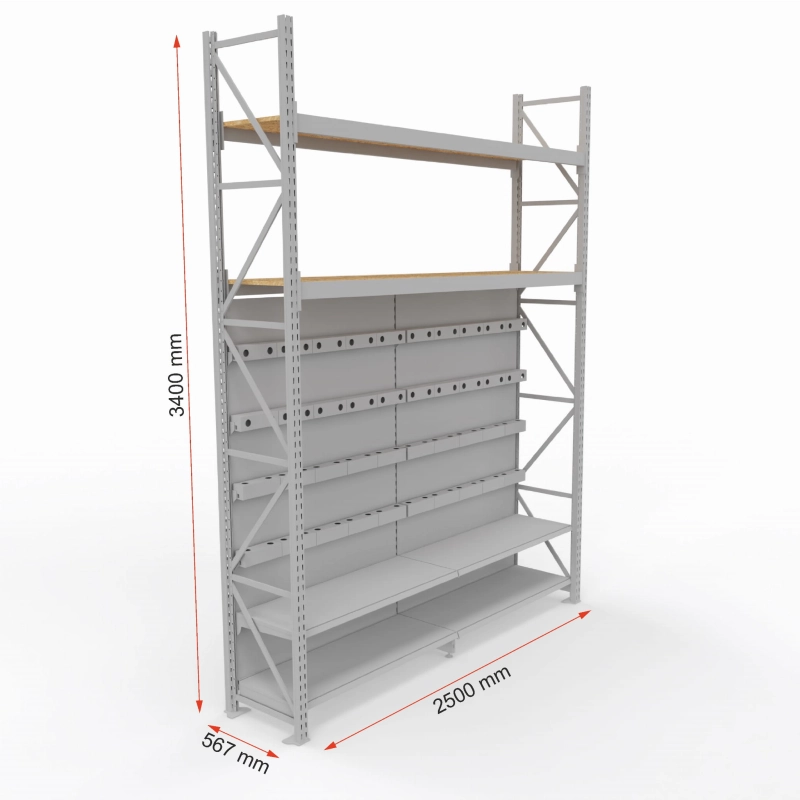 Regał na baterie łazienkowe i kuchenne H-3400 G-600 L-2500 baterie wymiary.jpg