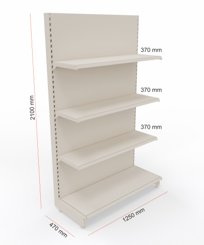 Regały sklepowy przyścienny P210A wymiary 125 (Niestandardowy).png